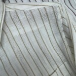 black letter cotton linen shirt
