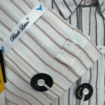 black letter cotton linen shirt