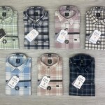 logoff cotton oxford checks shirt
