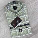 logoff cotton oxford checks shirt