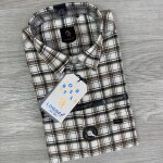 logoff cotton oxford checks shirt