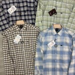 logoff cotton oxford checks shirt