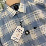logoff cotton oxford checks shirt