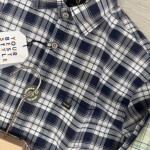 logoff cotton oxford checks shirt