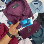 word wale imported satin shirt