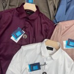 word wale imported satin shirt