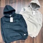 logoff plain hoodies