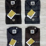 LOGOFF COTTON TWILL CHECKS SHIRT