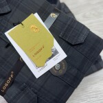 LOGOFF COTTON TWILL CHECKS SHIRT