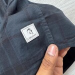 LOGOFF COTTON TWILL CHECKS SHIRT