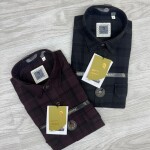 LOGOFF COTTON TWILL CHECKS SHIRT