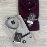 logoff oxford stripes shirt