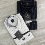 logoff oxford stripes shirt