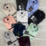 logoff oxford stripes shirt
