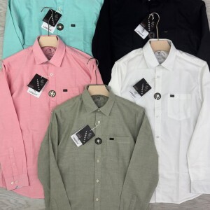 logoff cotton oxford shirt