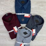 black letter imported linen shirt
