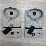 logoff cotton oxford printed shirt