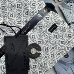 logoff cotton oxford printed shirt