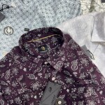 logoff cotton oxford printed shirt