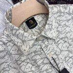 logoff cotton oxford printed shirt