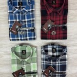 Logoff oxford checks shirt