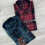Logoff oxford checks shirt