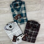 Logoff oxford checks shirt