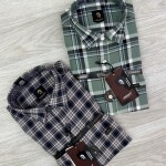 Logoff oxford checks shirt