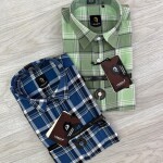 Logoff oxford checks shirt