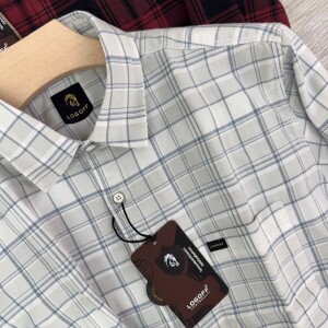 Logoff oxford checks shirt