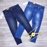 Wood machine Ankle Fit Jeans