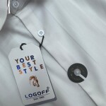 logoff imported stripe shirt