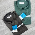 word wale imported satin shirt
