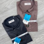 word wale imported satin shirt
