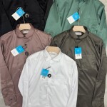 word wale imported satin shirt