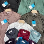 word wale imported satin shirt