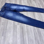 black letter jeans pant