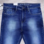 black letter jeans pant