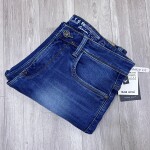 black letter jeans pant