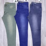 black letter jeans pant