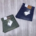 black letter jeans pant