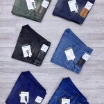 black letter jeans pant