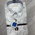 Black Letter Printed Shirt