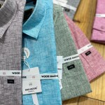 wood machine linen  shirt