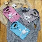 wood machine linen  shirt