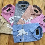 wood machine linen  shirt