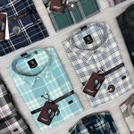 Logoff oxford checked shirt