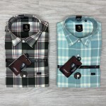 Logoff oxford checked shirt