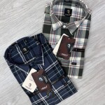 Logoff oxford checked shirt