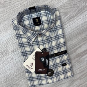 Logoff oxford checked shirt
